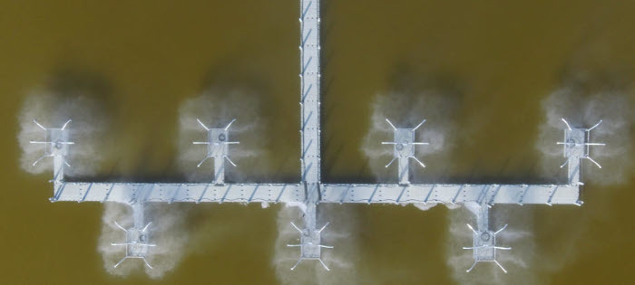 Accelerated evaporation in use for wastewater removal