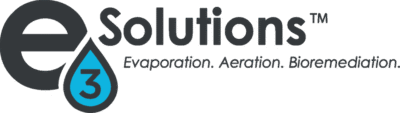 e3 solutions logo evaopration aeration bioremendiation - color